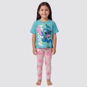 Conjunto Stitch Legging y Franela