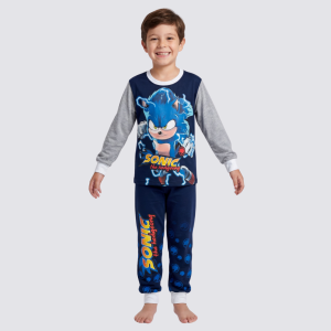 Pijama Sónic Neón Mono y Suéter