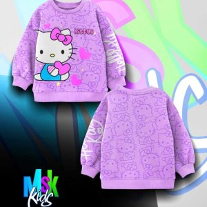 Sueter Terry Niña Hello Kitty Lila