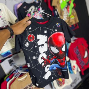 Franela CR Spidey Negra