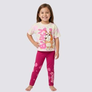 Conjunto Bluey Legging y Franela