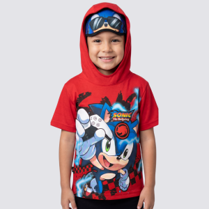 Franela Sonic Capucha/Máscara