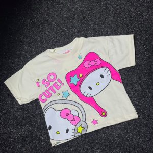 Franela CR Niña Hello Kitty Crudo