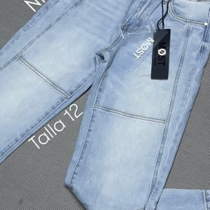 Pantalon Jean Niño Most Wanted Azul Calro Costuras