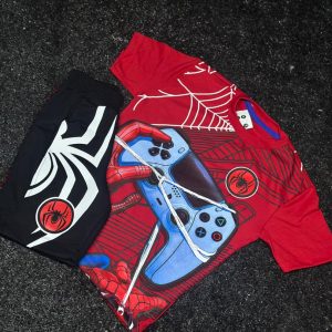 Conjunto Franela/Short Niño Spiderman Rojo Negro
