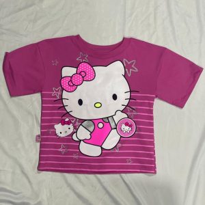 Franela Oversize Niña Hello Kitty Rosado